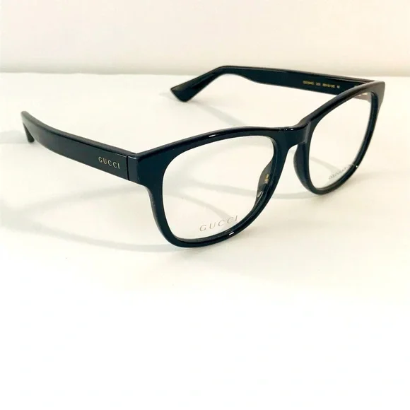 New Gucci Demo Square Men's Eyeglasses GG1344O 005 56